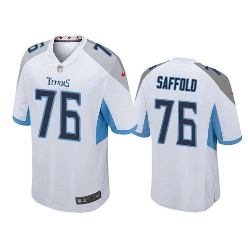 Men Tennessee Titans #76 Rodger Saffold Nike White Game NFL Jersey